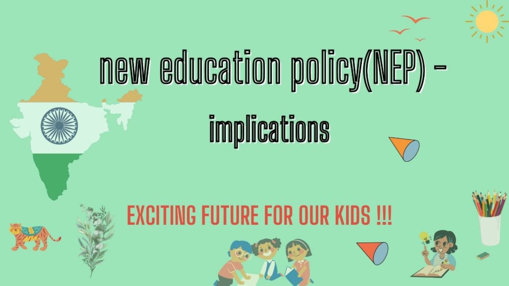 New Education Policy for Nursery & Primary
